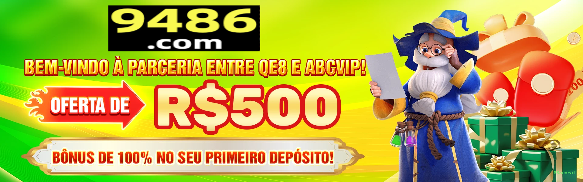 Imagem promocional do aplicativo mobile da 888coral