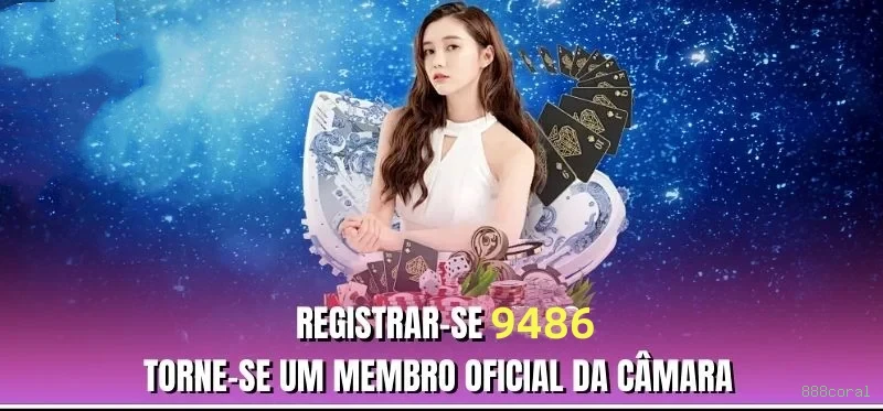 Imagem promocional do login da 888coral